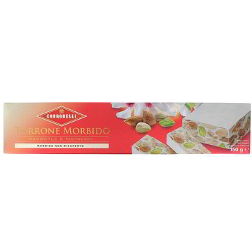 Torrone morbido con mandorle e pistacchi 100 gr - Condorelli