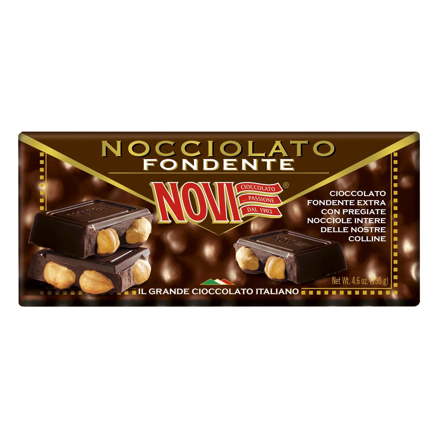 Novi Nocciolato Fondente 130g