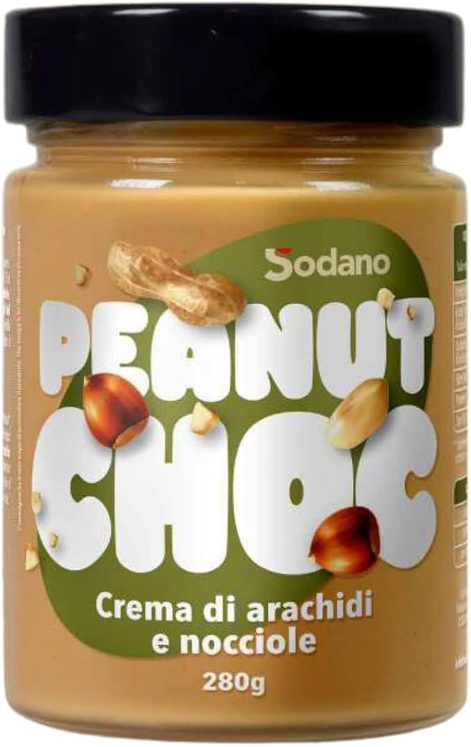 Cream of peanuts and hazelnuts "Peanut Choc" 280 gr - Sodano