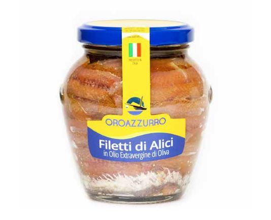 Pesce - Alici - Filetto di alici con olio extravergine di oliva - Calabraittica - 300g