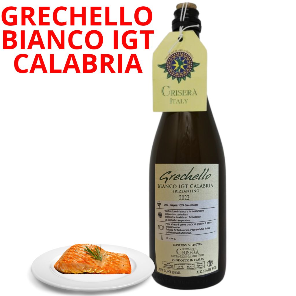 White wine - Grechello bianco I.G.TCalabria Sparkling Wine - Criserà Srl Winery - 75cl