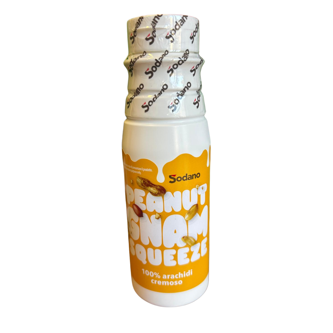 Creamy peanut cream "Peanut Gnam Squeeze" 300 gr - Sodano