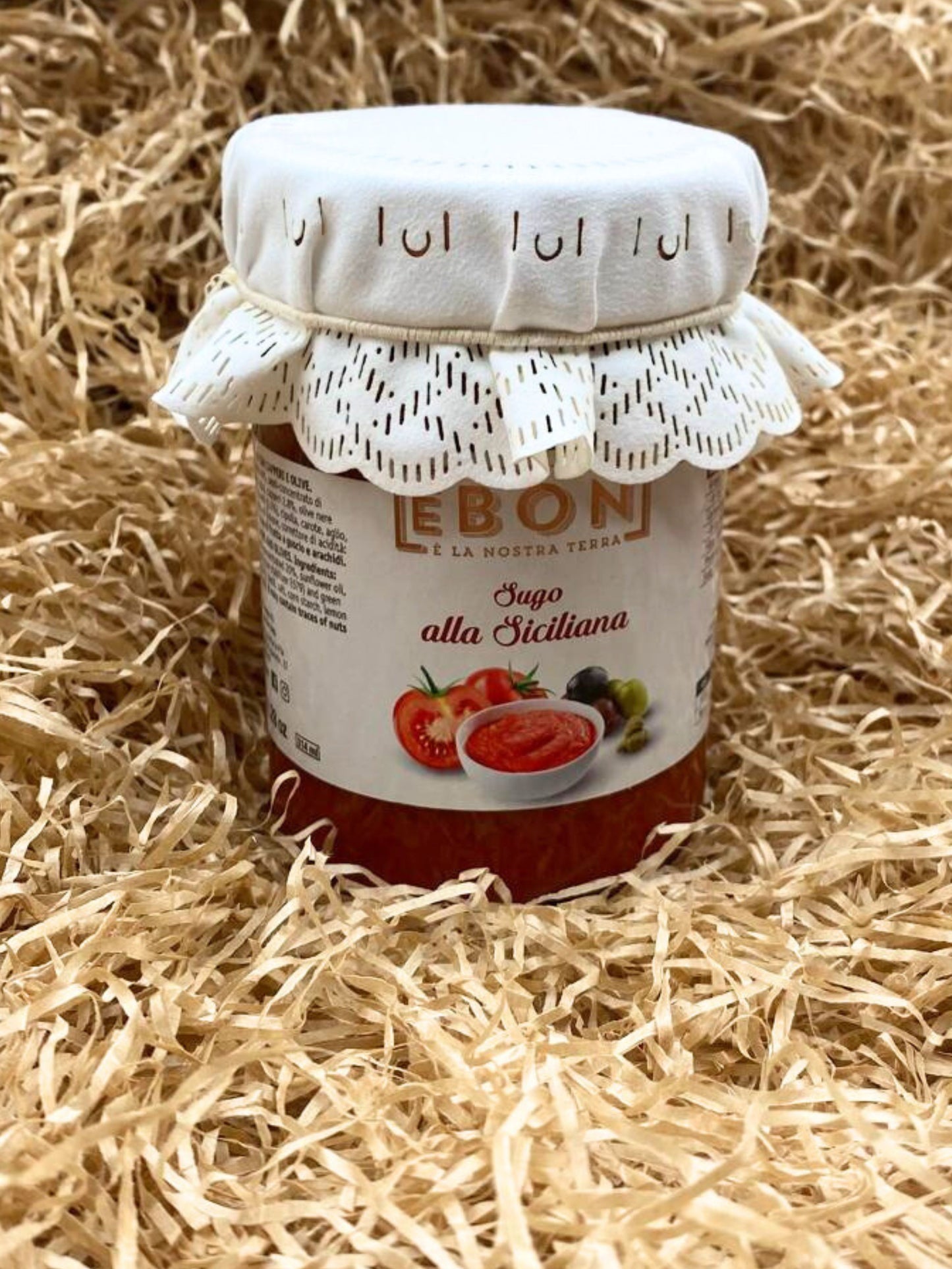 SUGO DI POMODORO CON CAPPERI E OLIVE - CONSERVE BONETTO - (320 GR)