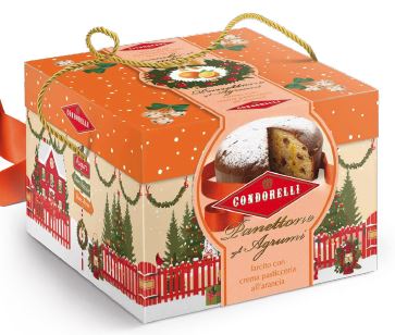 Panettone agli agrumi con crema pasticcera all'arancia - Condorelli 1 kg