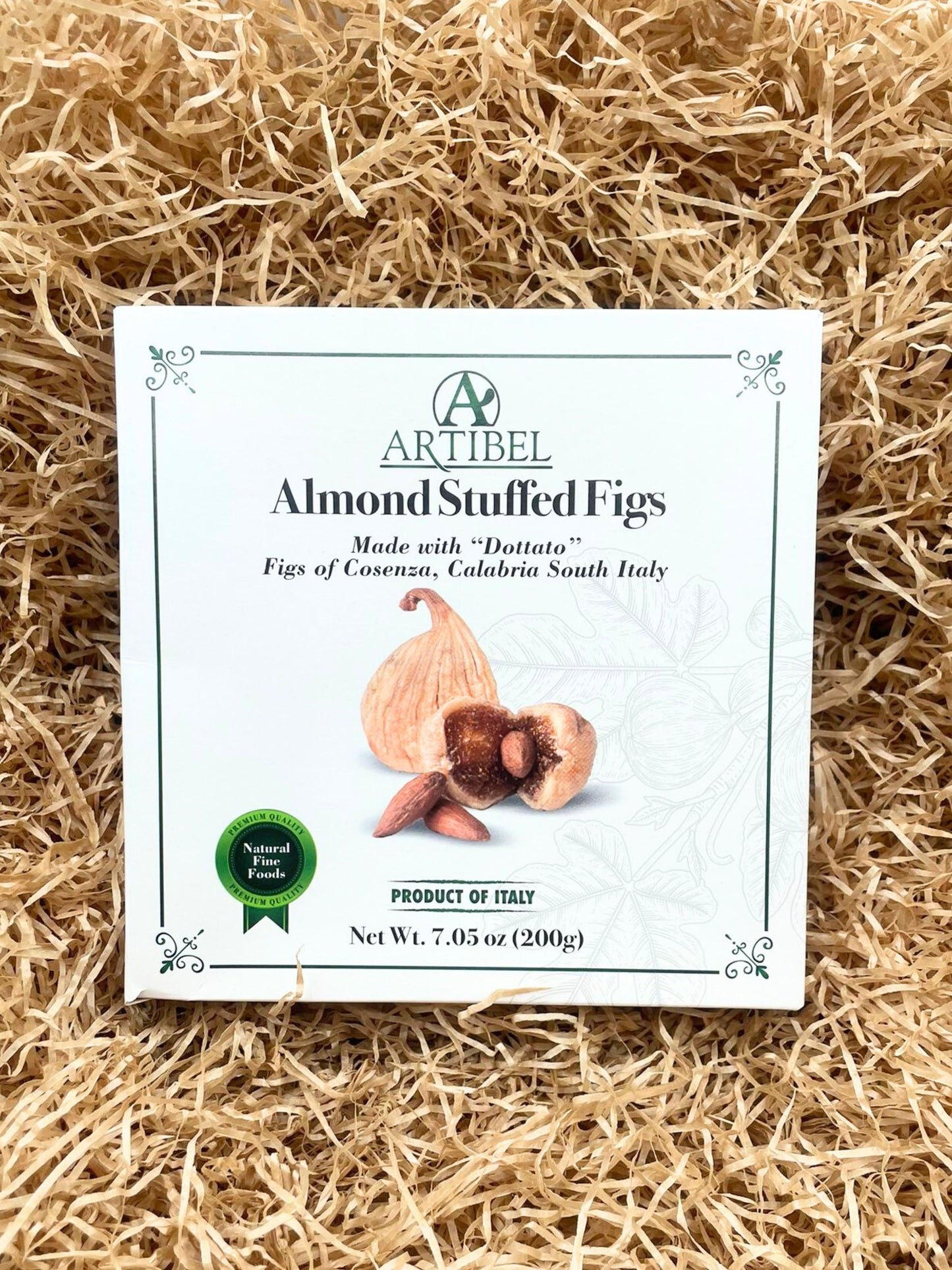 Dried figs stuffed with almond - artibel srl - 200 gr