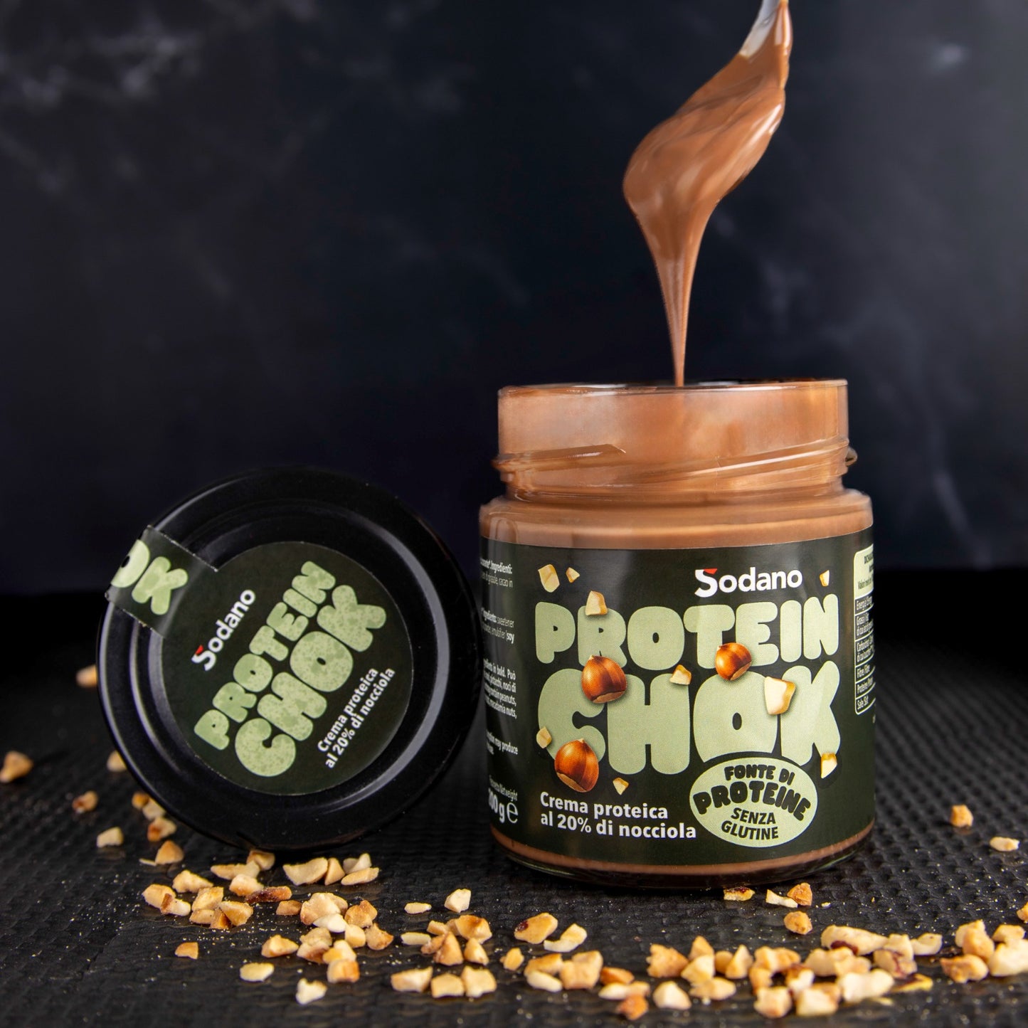 Hazelnut protein "Protein Chok" protein cream - Sodano