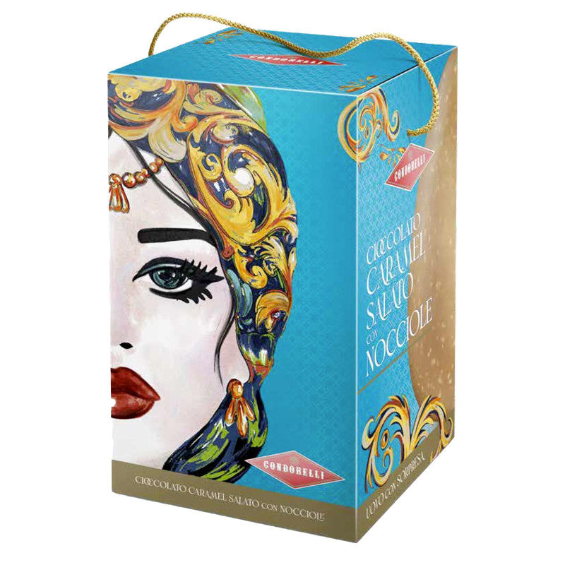 Uovo Cioccolato al Caramello Salato con Nocciole - CONDORELLI 250 gr