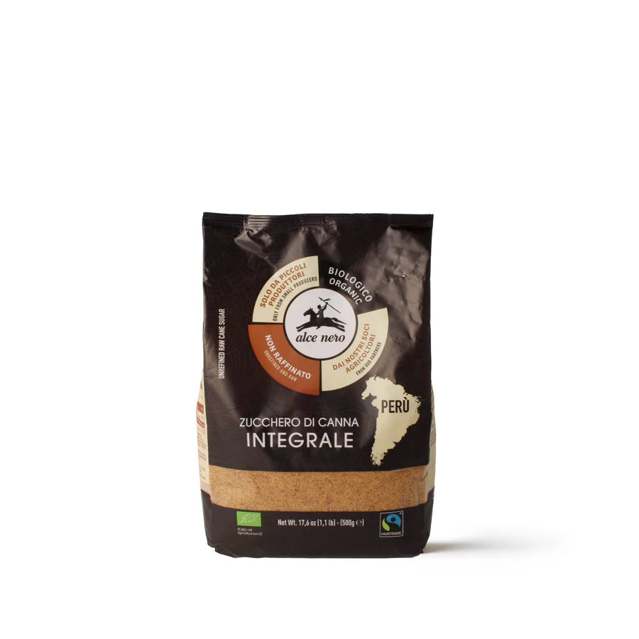 Zucchero integrale di canna biologico 500 gr - Alce nero