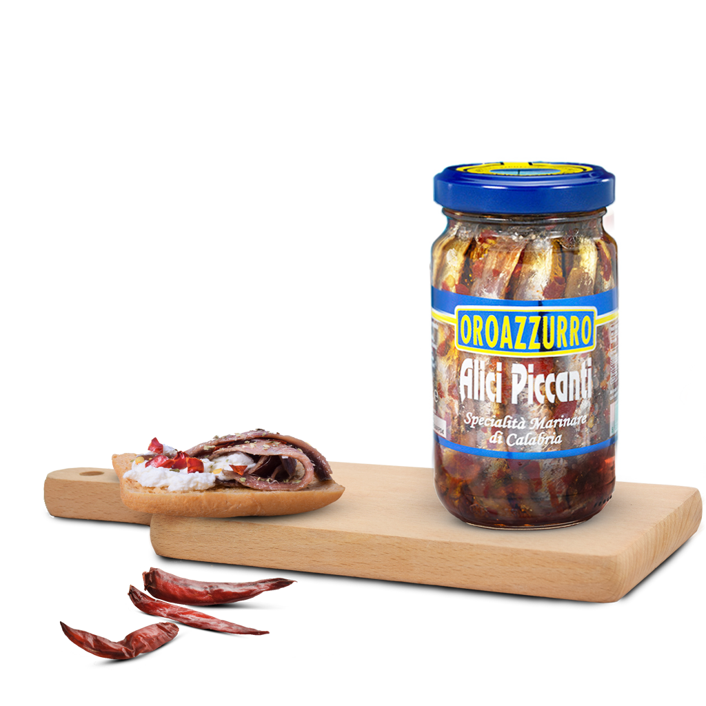 Pesce - Alici - Alici piccanti - Calabraittica - 200g