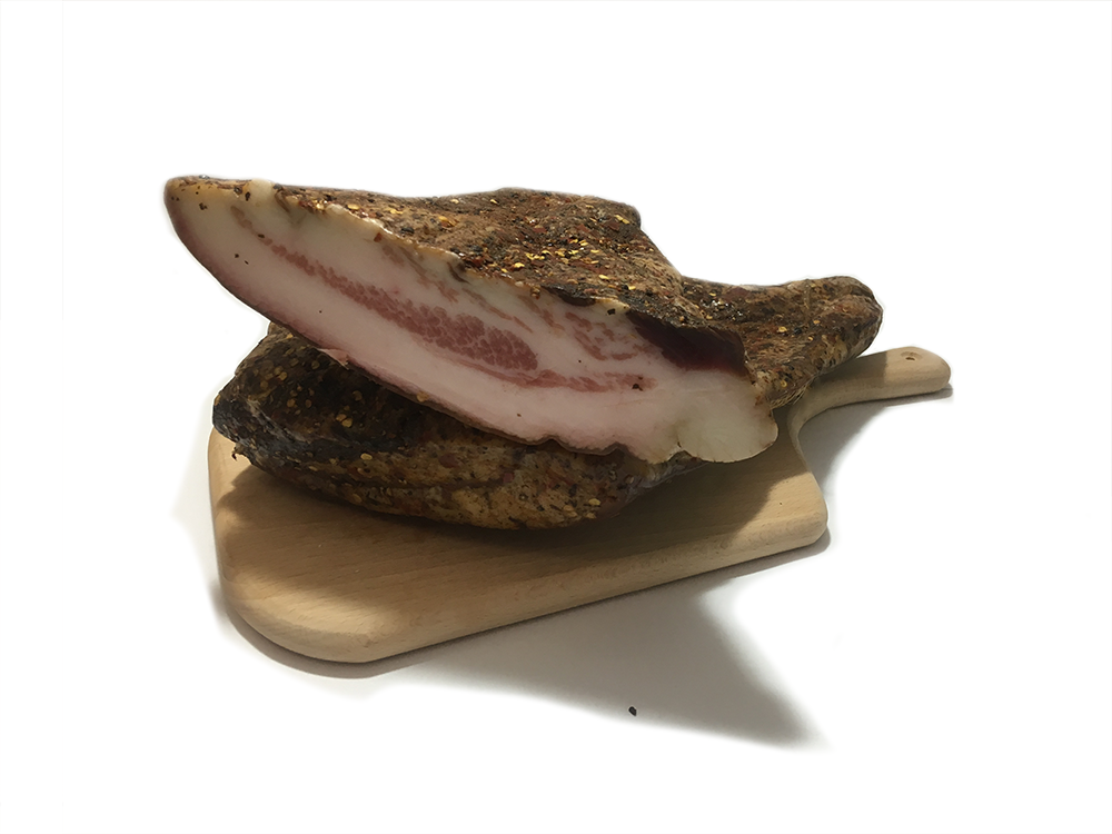 Guanciale con peperoncino di Monte Poro - 800g ca