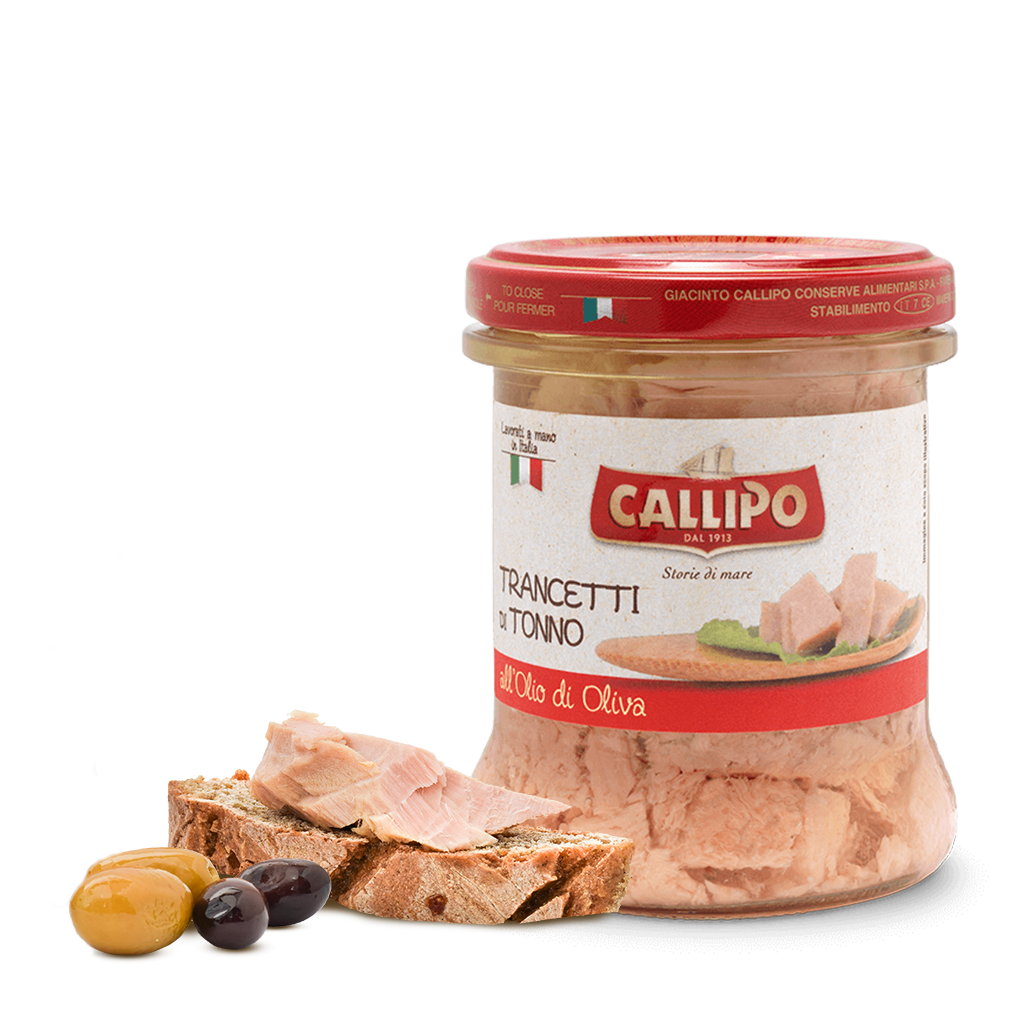 Fish - Glass tuna - Tuna traces with olive oil - Callipo - 170g