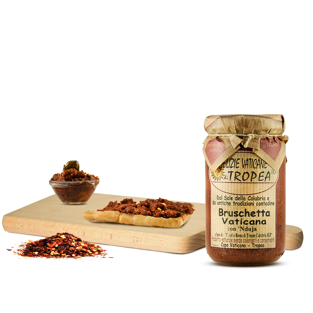 Bruschetta vaticana con 'nduja - Delizie vaticane - 212ml