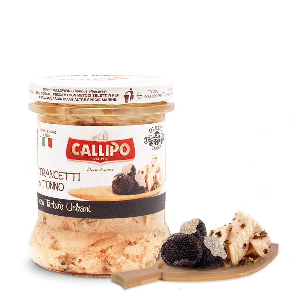 Fish - Glass tuna - Tuna traces with urban truffles - Callipo - 170g