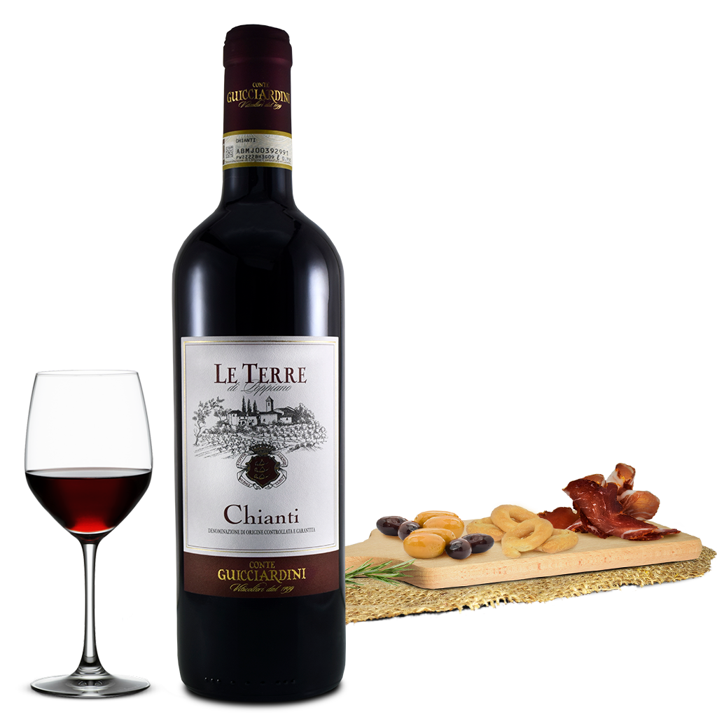 Vino rosso - Le Terre - Chianti - Conte Guicciardini - 75cl