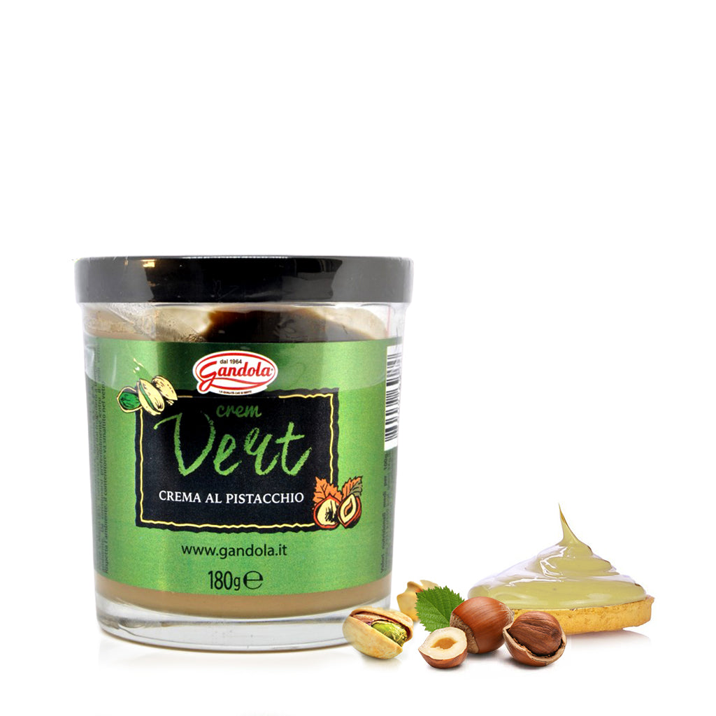 Crema spalmabile - Crema al pistacchio e nocciole - Gandola - 180g