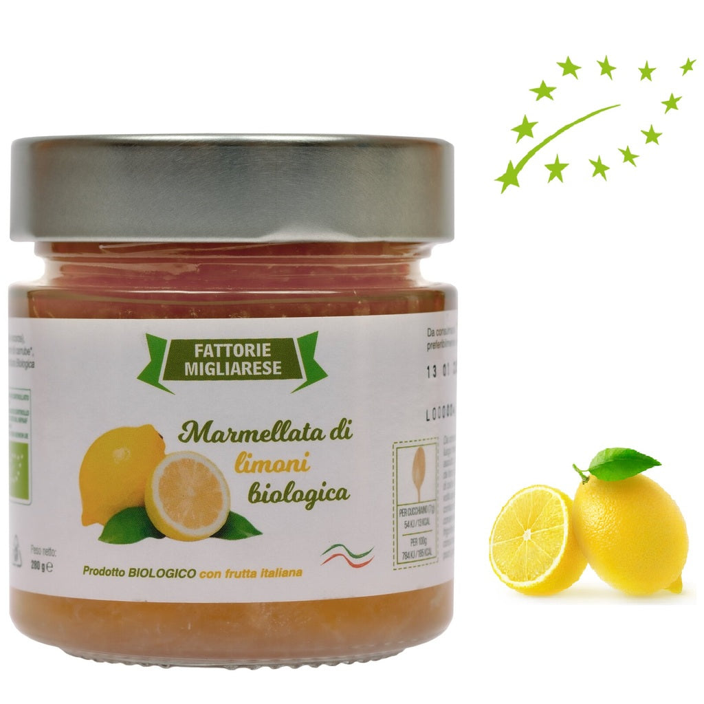 Marmellata biologica di limoni - Migliarese - 280g