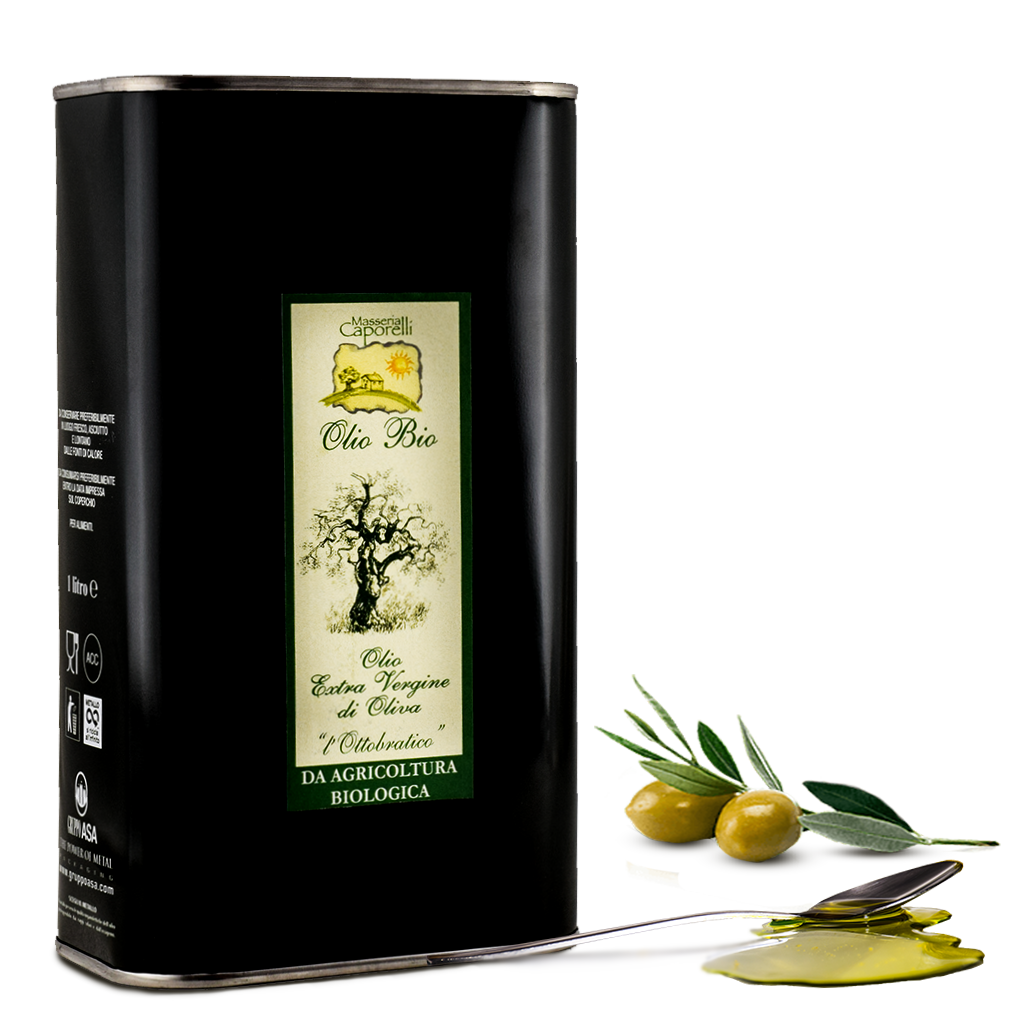 Olio extravergine di oliva - biologico - Caporelli - 1l