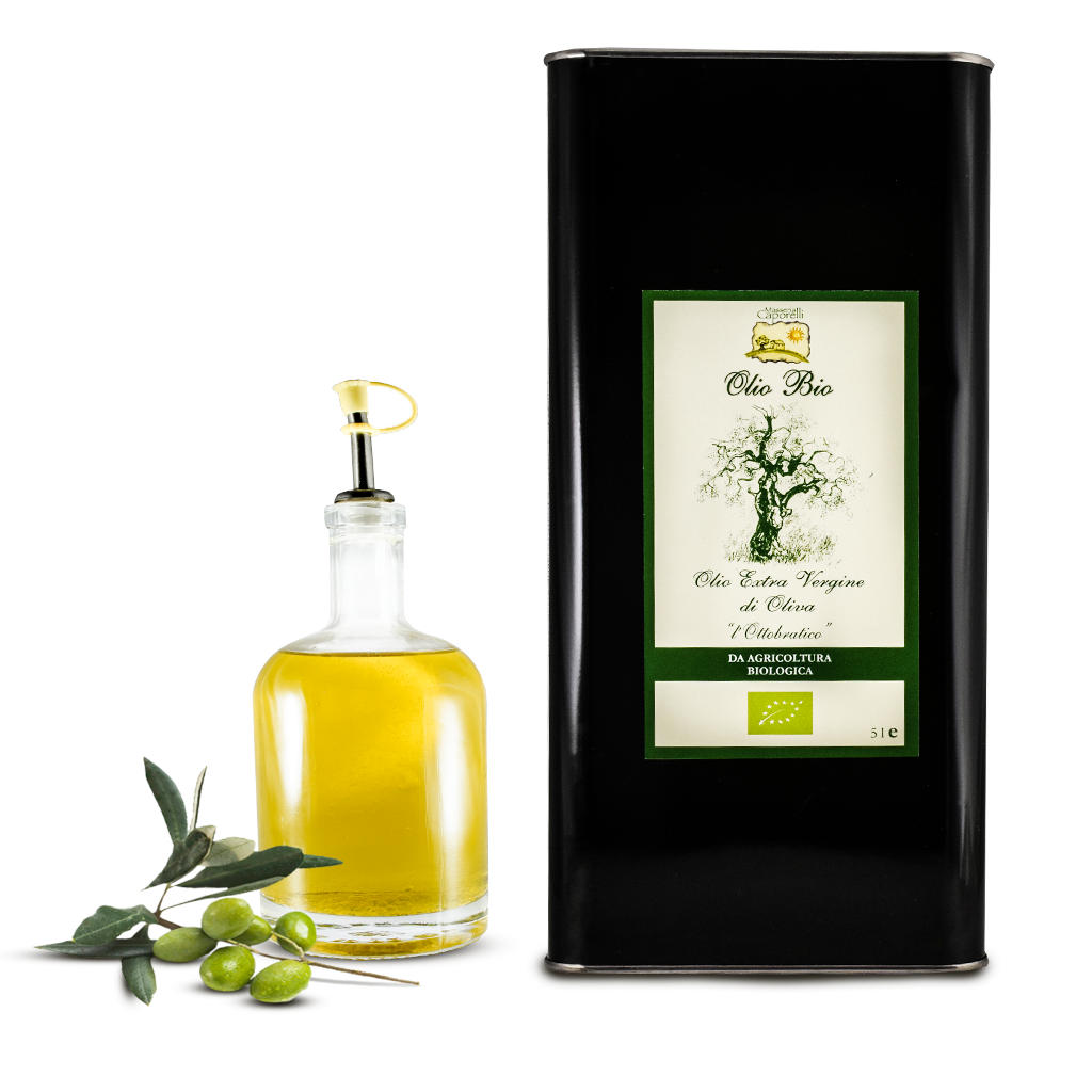 Extra virgin olive oil - organic - Masseria Caporelli - 5L