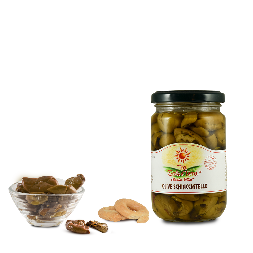 Olive schiacciatelle - Santa Rita - 200g