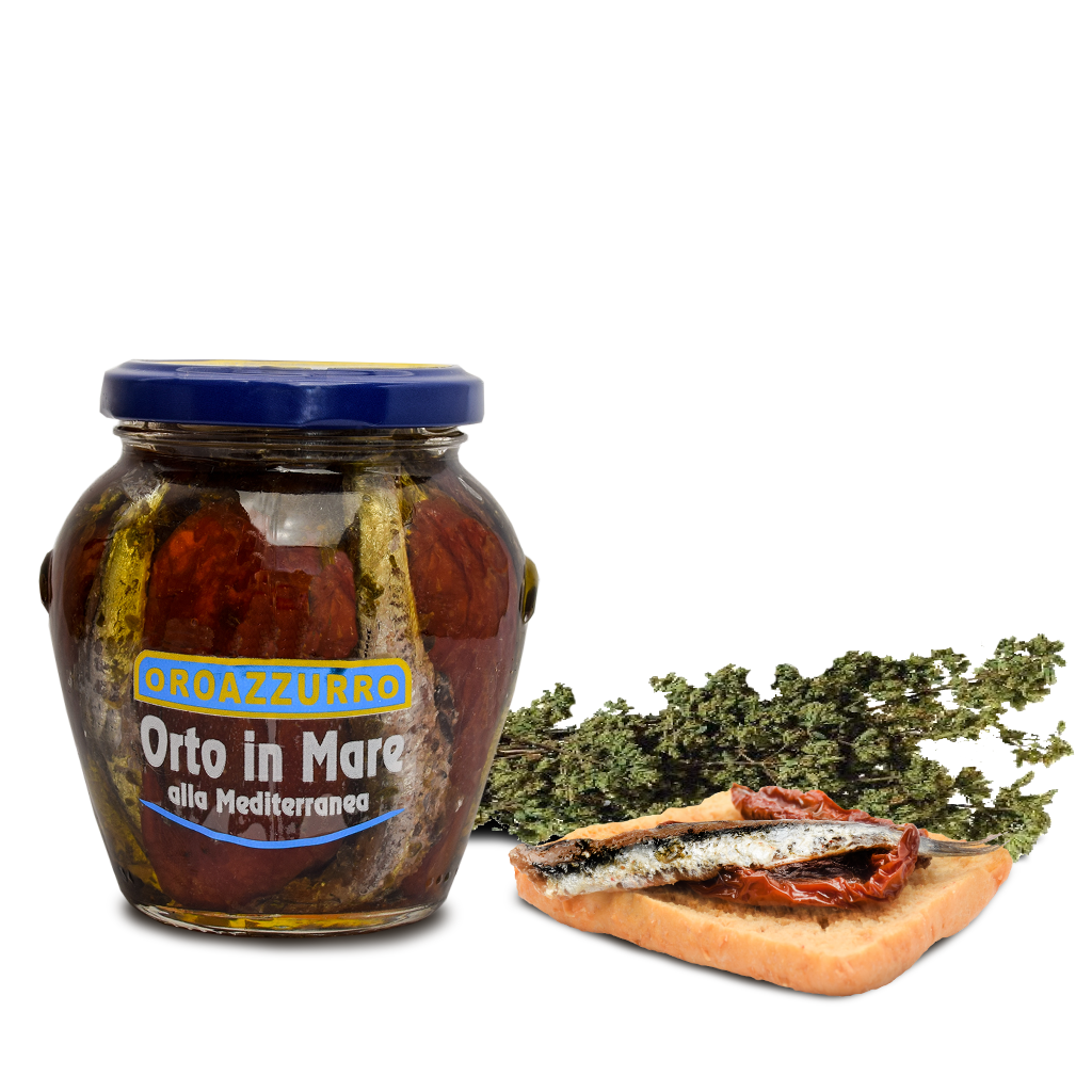 Pesce - Alici - Orto in mare alla mediterranea - Calabraittica - 300g