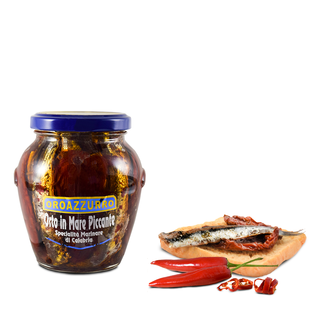 Pesce - Alici - Orto in mare piccante - Calabraittica - 300g