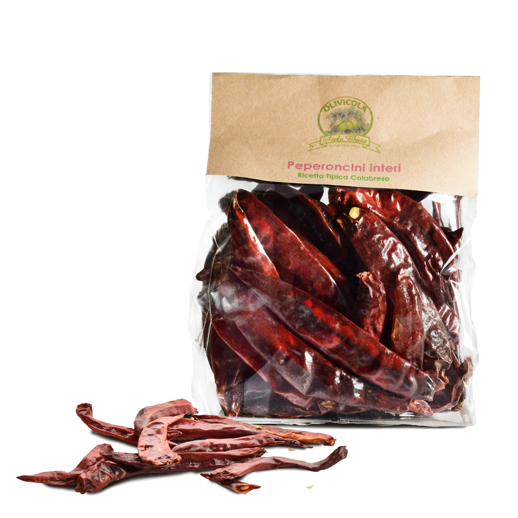 Peperoncini interi - Olivicola Santa Chiara - 50g
