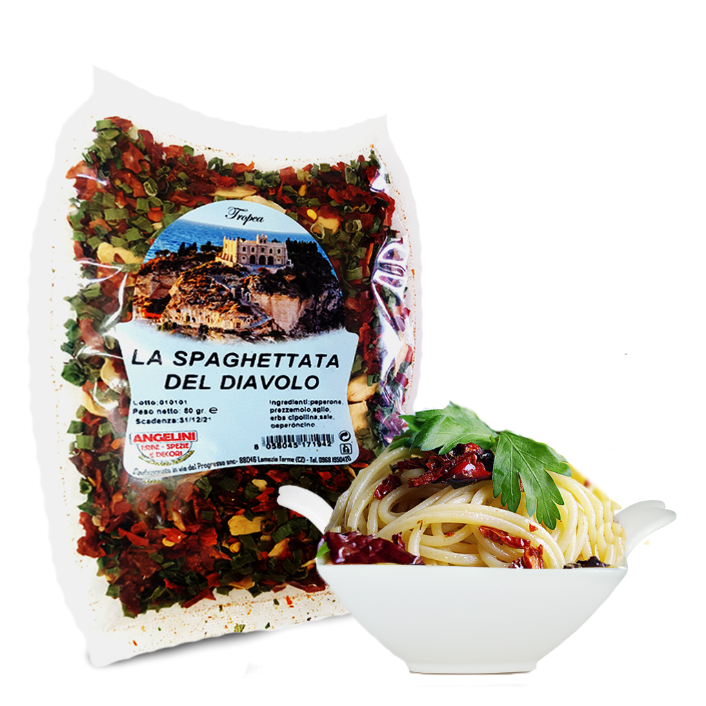 Preparato per pasta - Spaghettata del diavolo - Angelini - 80g