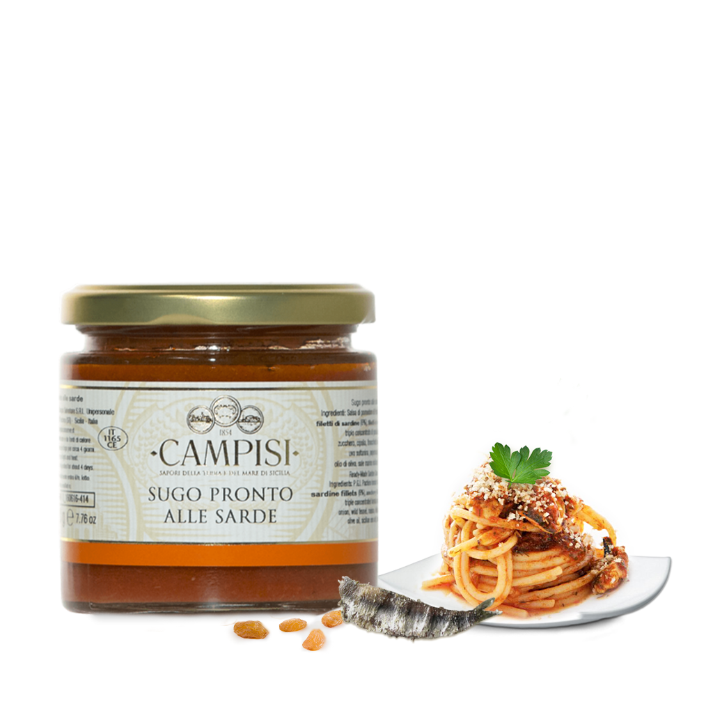 Sugo di pesce - Sugo pronto alle sarde - Campisi - 220g