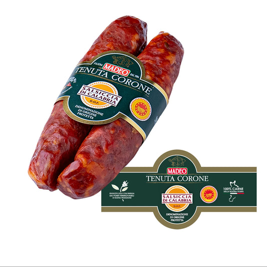 Salsiccia di Calabria D.O.P. Dolce - 230 gr