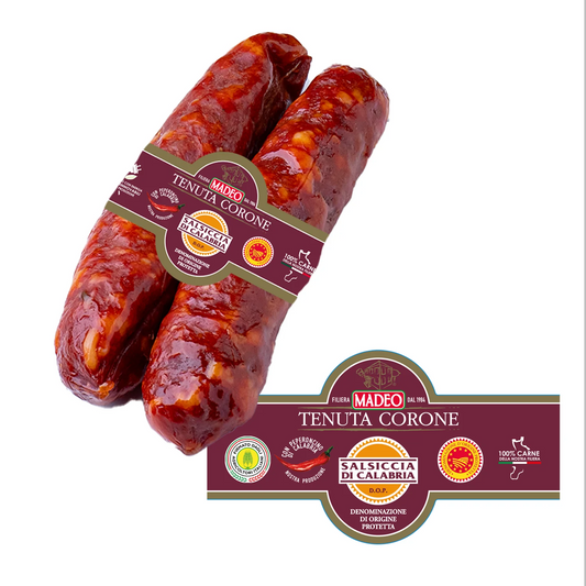 Salsiccia di Calabria D.O.P. Piccante - 230 gr