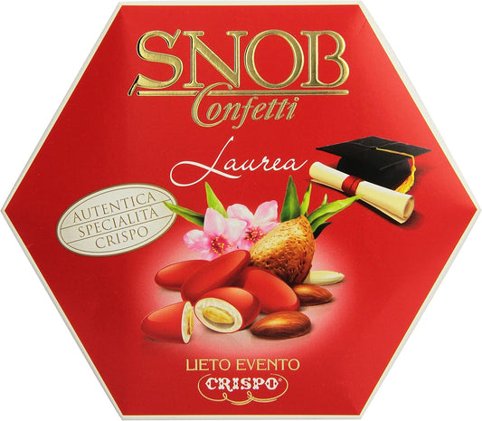 CONFETTI CRISPO SNOB LIETO EVENTO COLORE ROSSO - 500 GR