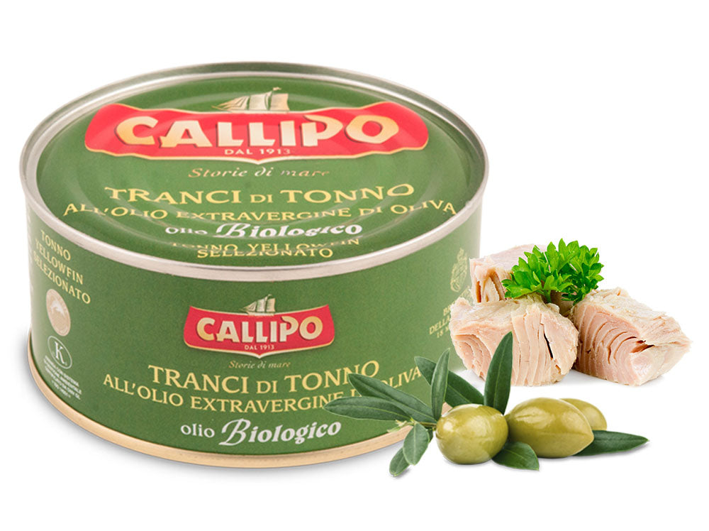 Tranci di tonno in olio d'oliva BIO - Callipo - 300g