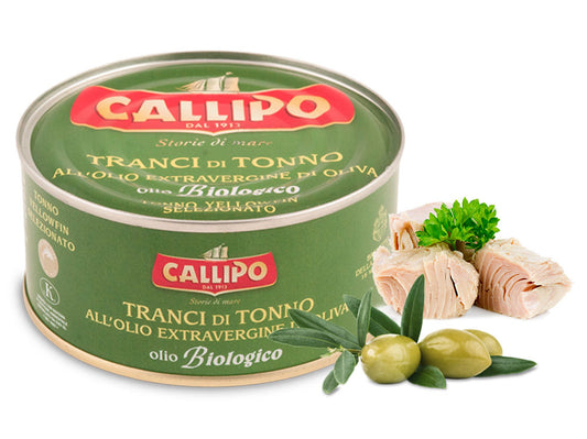 Tranci di tonno in olio d'oliva BIO - Callipo - 300g
