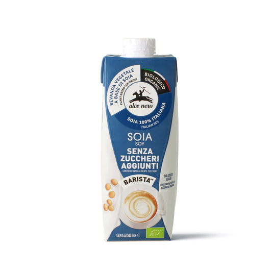 BARISTA BARISTA DRAWING BASE BODY BIOLOGICAL SOIA 500 ml - Alce Nero