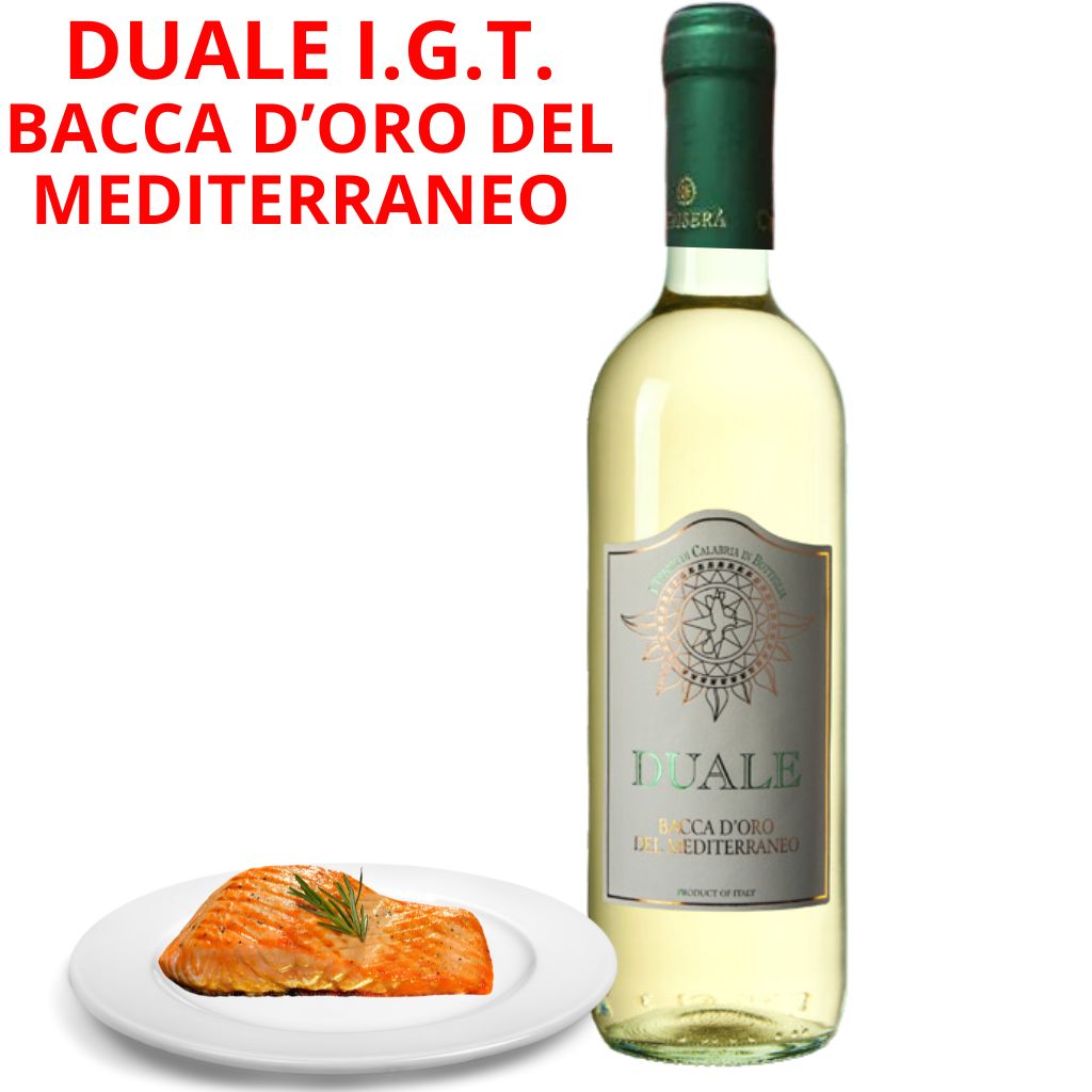 White wine - Duale Calabria white I.G.T.- Golden Berry of the Mediterranean - Criserà Srl Winery - 75cl