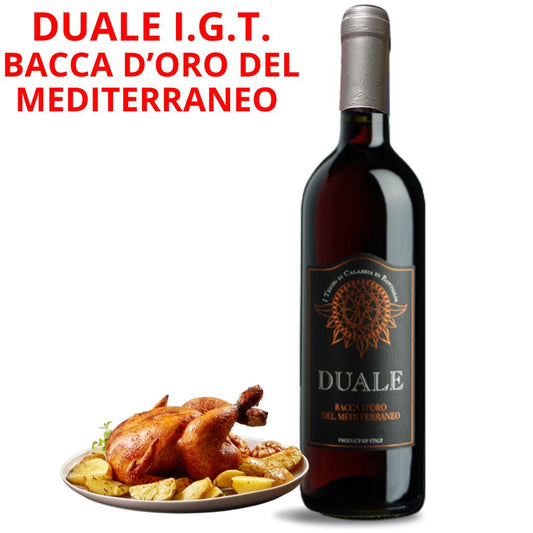 Vino rosato - Duale Calabria rosato I.G.T.- Bacca d'oro del Mediterraneo - Casa vinicola Criserà Srl - 75cl