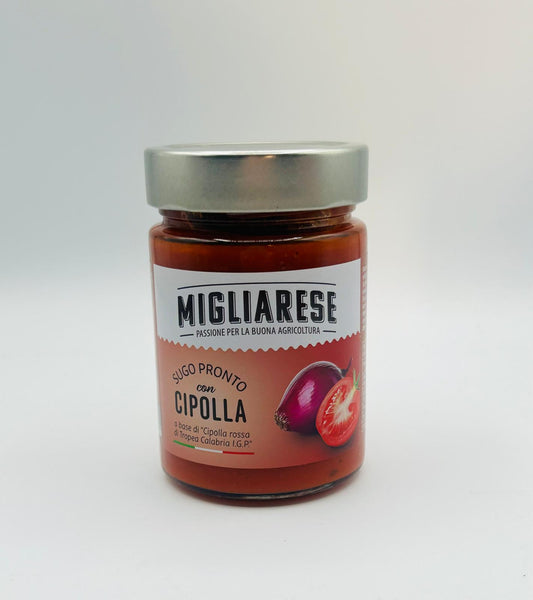 Sugo pronto alla cipolla di Tropea 320 gr - Migliarese