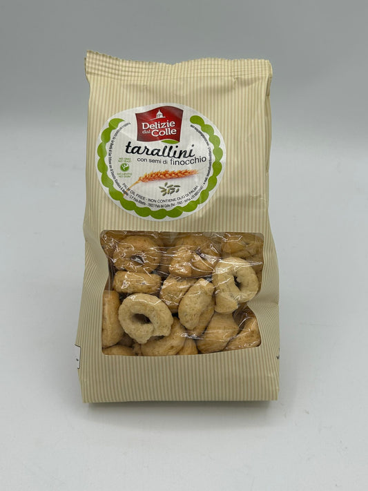Crushable Tarallini with fennel seeds - delights from the hill - 200g