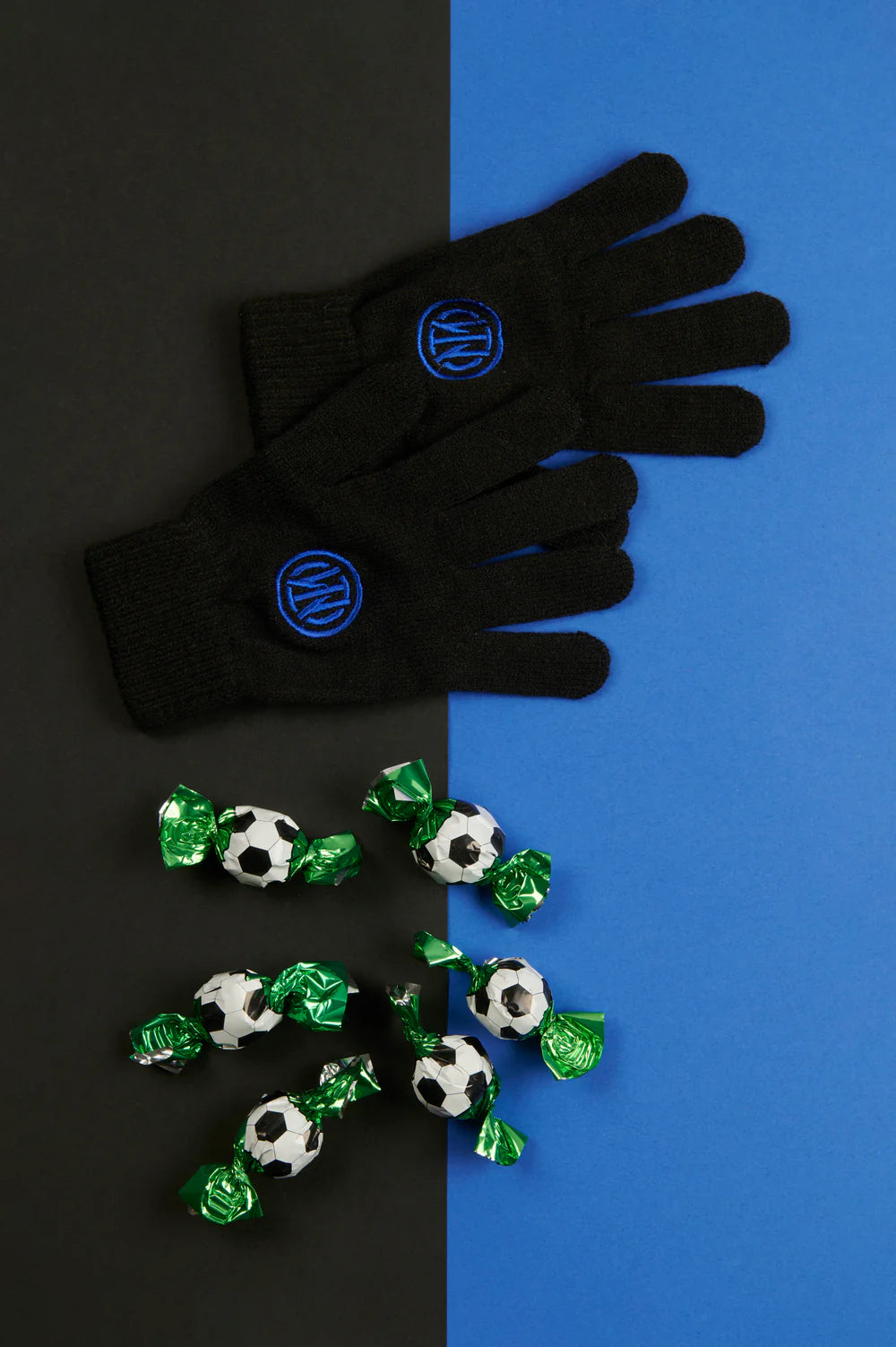 Guanti del Tifoso Inter con praline di cioccolato - ICAM SPA