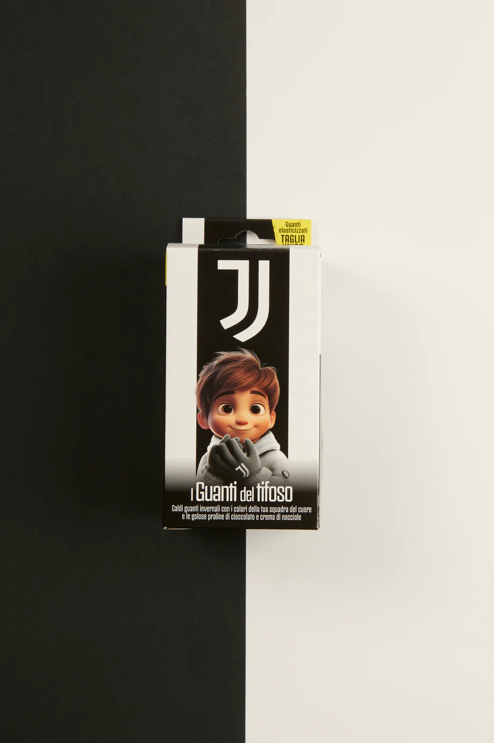 Guanti del Tifoso jUVENTUS con praline di cioccolato - ICAM SPA