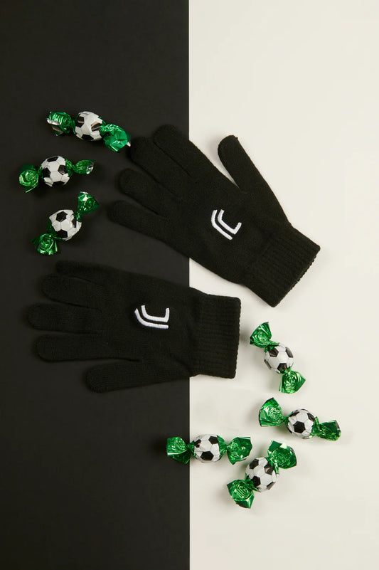 Guanti del Tifoso jUVENTUS con praline di cioccolato - ICAM SPA