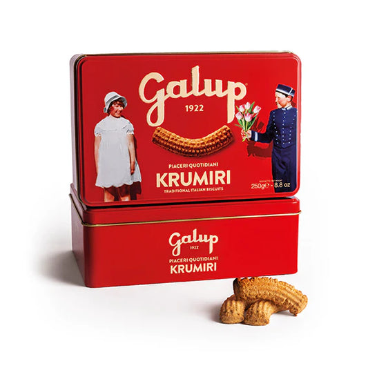Biscotti Krumiri in latta 250g- GALUP