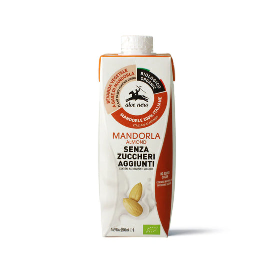 Vegetable drink based on biological almond 500 ml - black alce