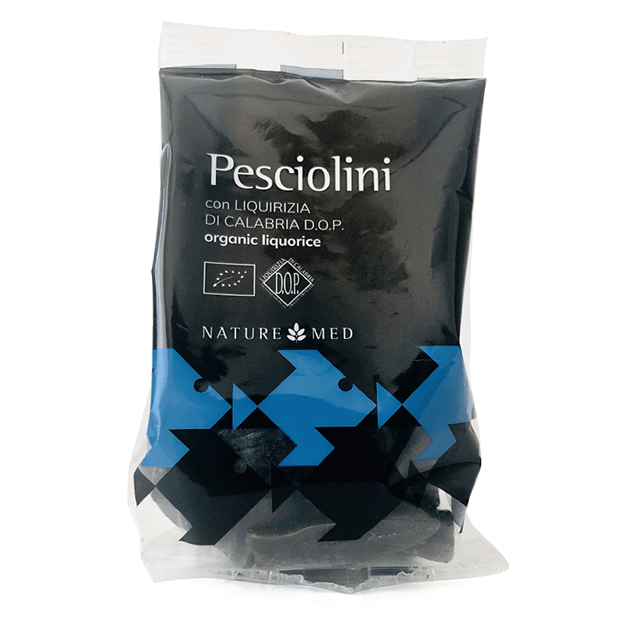 Liquirizia -Pesciolini di liquirizia di Calabria biologica Dop - Nature Med - 80g