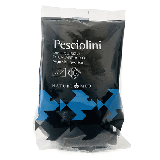 Liquirizia -Pesciolini di liquirizia di Calabria biologica Dop - Nature Med - 80g