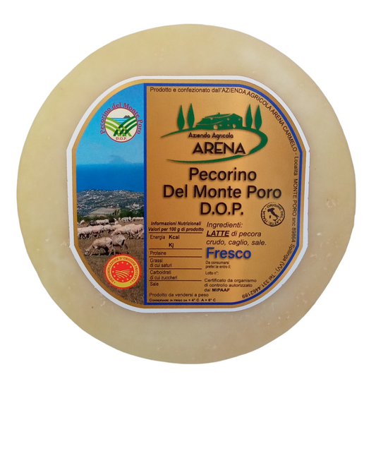 Pecorino from Monte Poro D.O.PFresh 700 gr