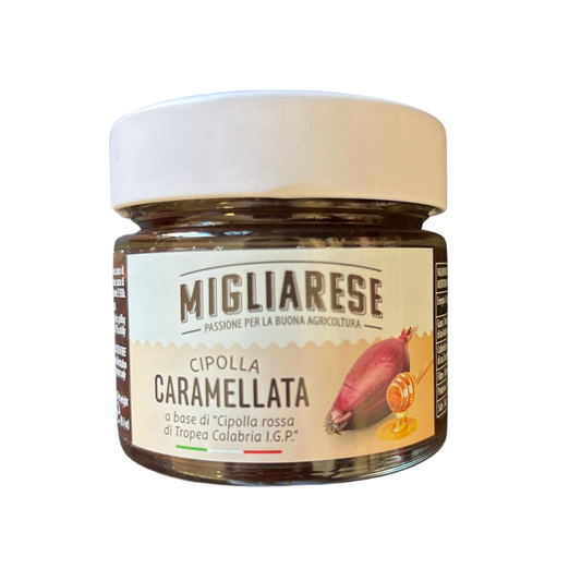 Cipolla caramellata a base di Cipolla Rossa di Tropea CALABRIA I.G.P. - Migliarese - 180 gr