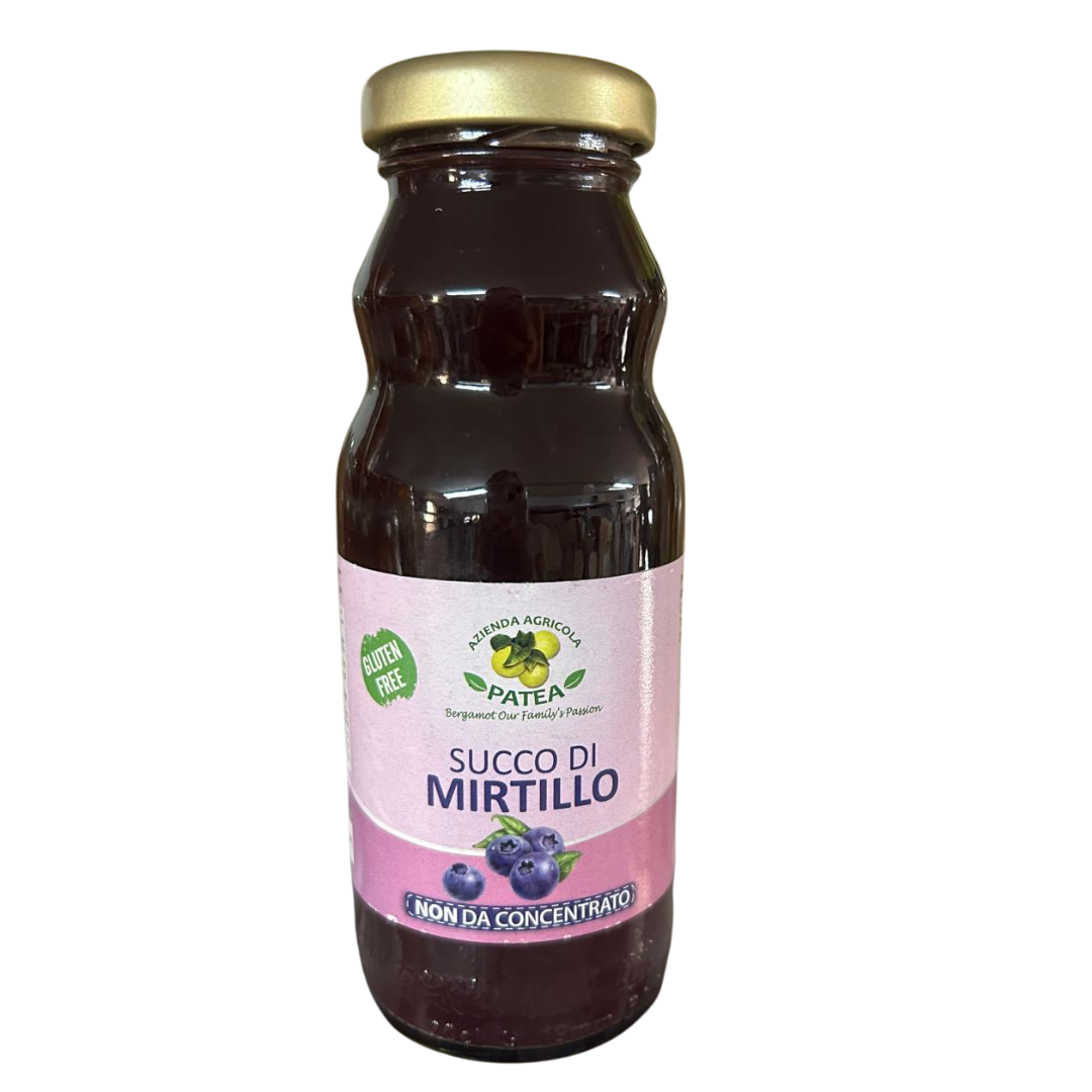 SUCCO BIOLOGICO AL MIRTILLO PURO 100 %  20 CL - Azienda agricola Patea