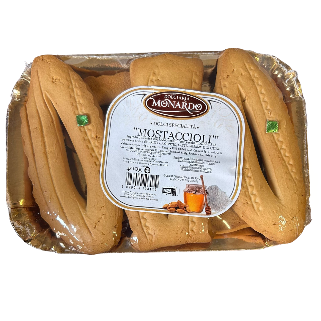 Biscotti tradizionali - Mostaccioli - Monardo - 400g