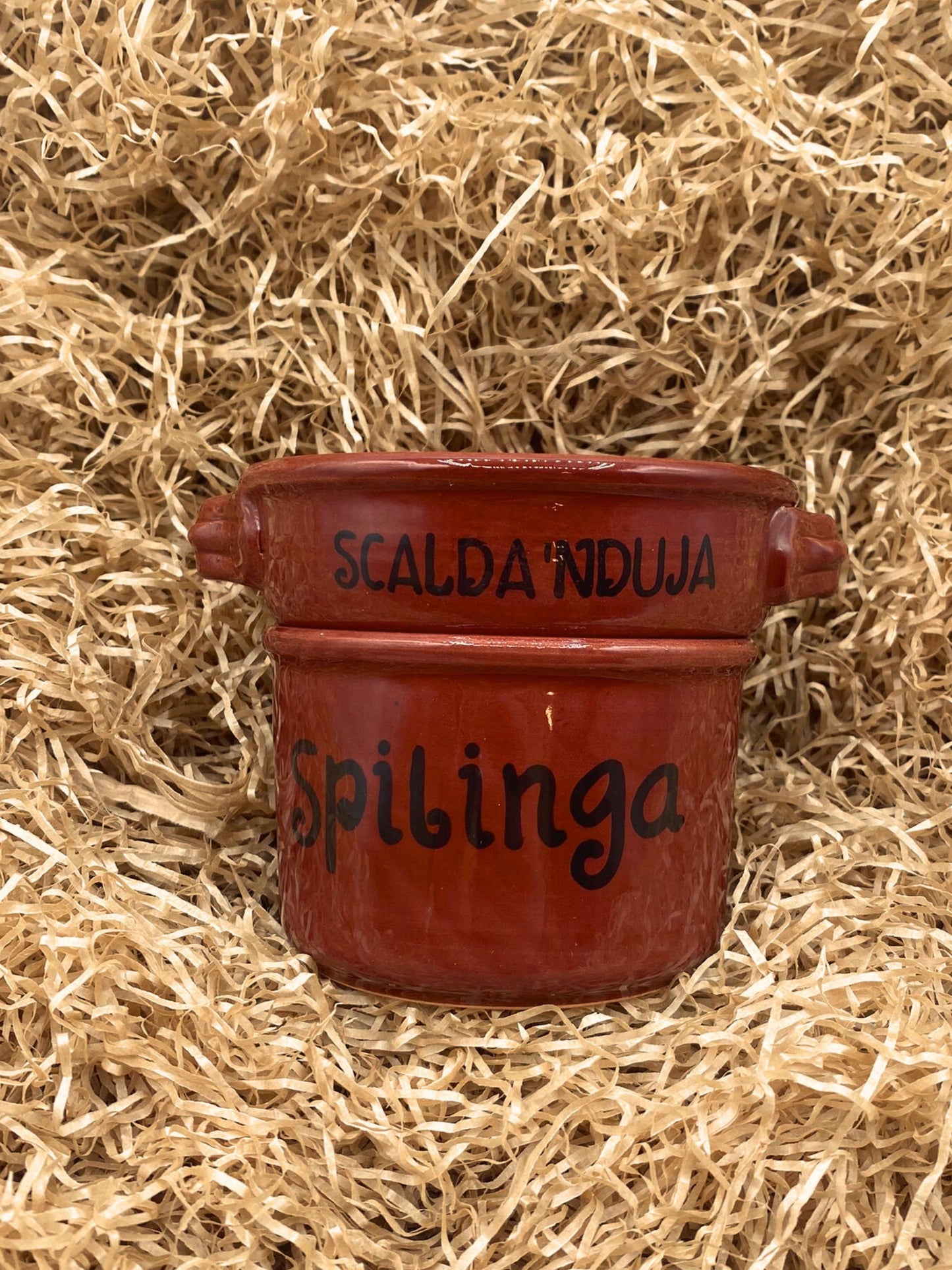 Heat 'nduja in ceramic